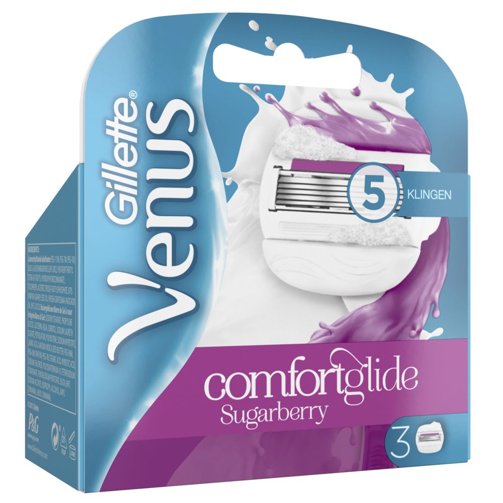 Gillette Venus - Damenrasierklingen "Sugarberry Comfortglide"