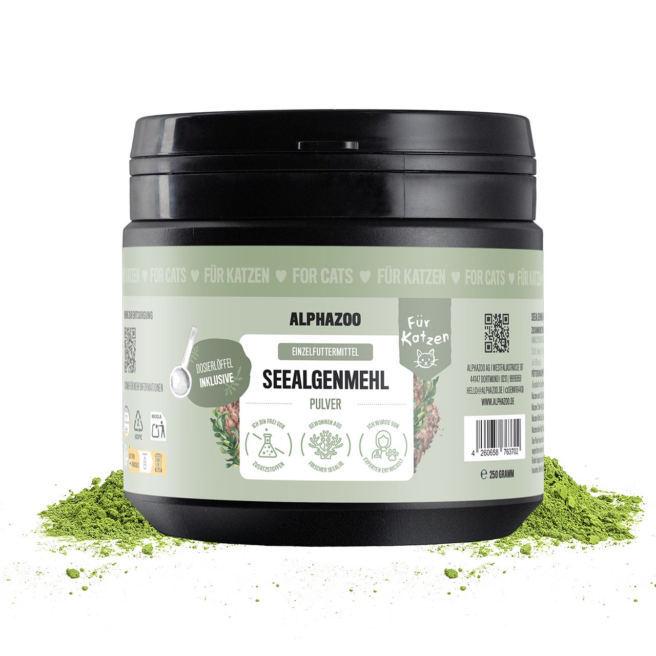 Seealgenmehl für Katzen 250 g