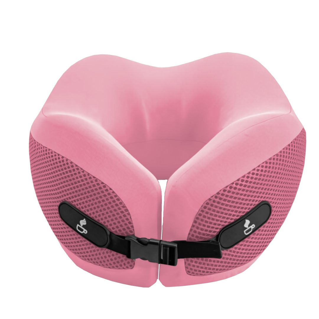 Medi Sleep Reisekissen aus Memory-Schaum rosa 1 St