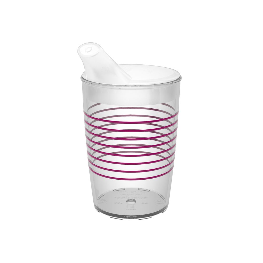 Ornamin Becher 830 Ringe brombeer mit Schnabelaufsatz klein 1 St