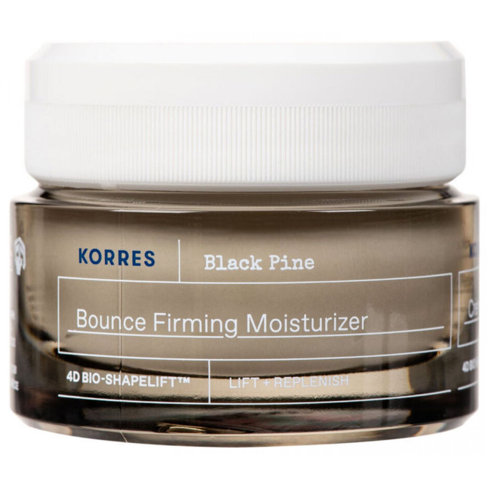 KORRES Black Pine Bounce Firming Moisturizer Tiegel.