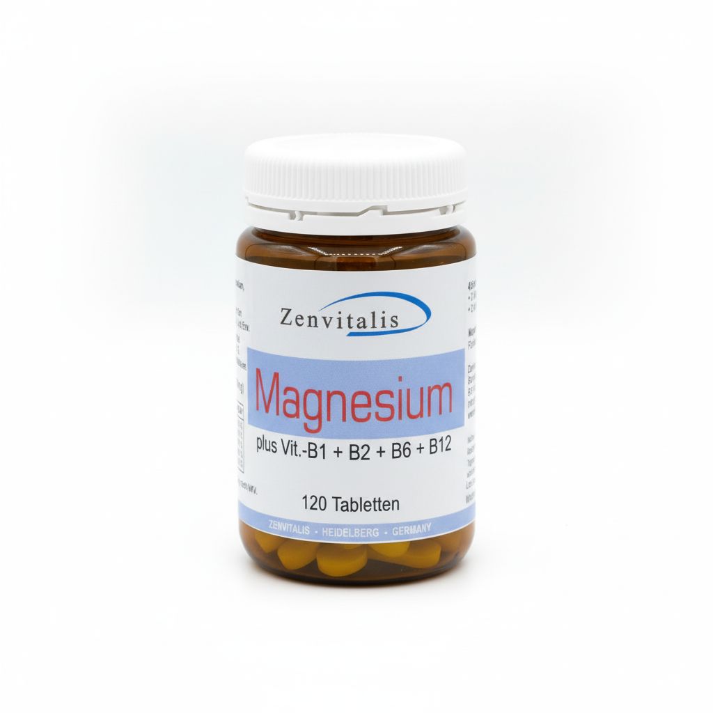 Zenvitalis Magnesium (Magnesiumcitrat) + Vitamin B Komplex - 120 Tabletten 96 g