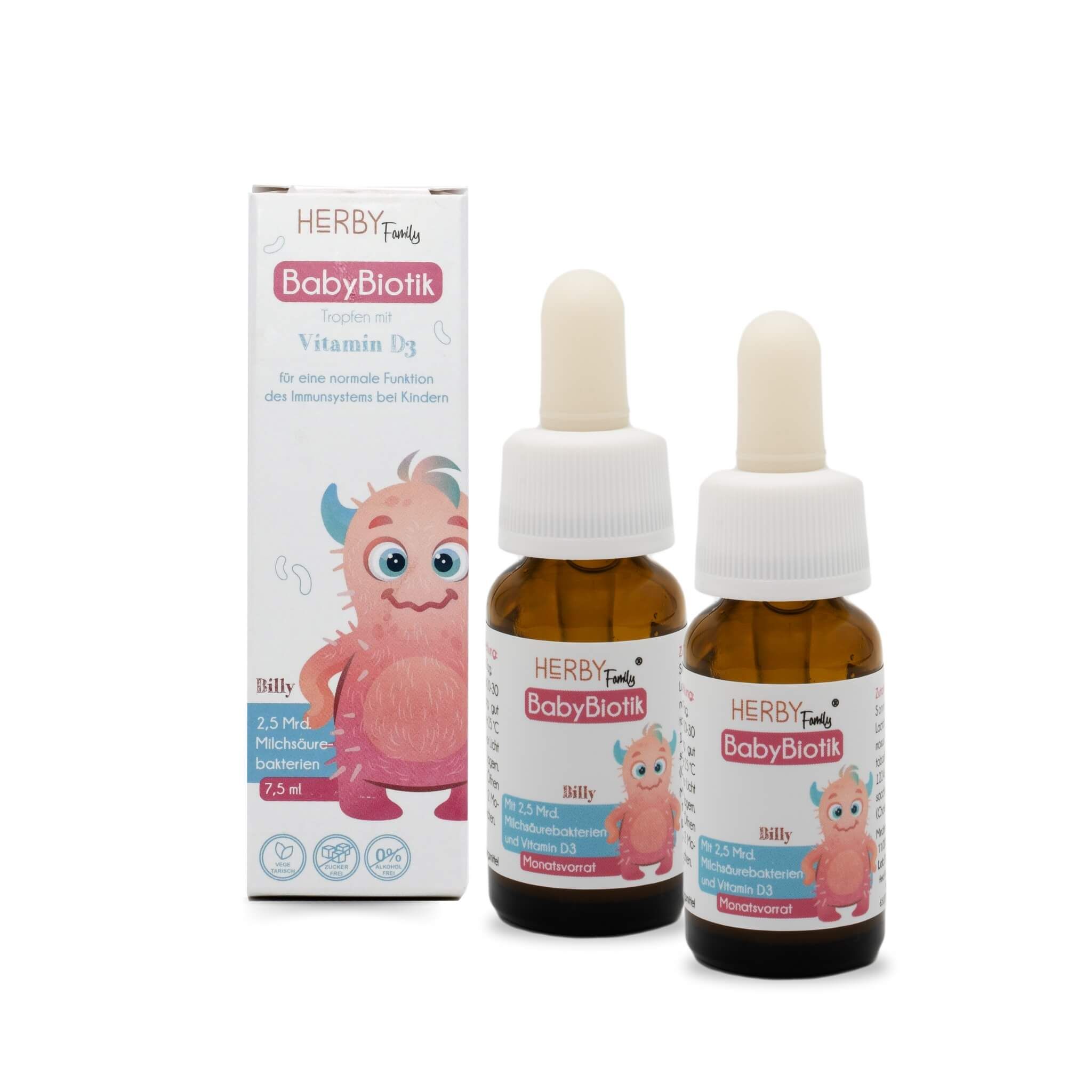 Herby Family® BabyBiotik Tropfen für Babys und Kinder