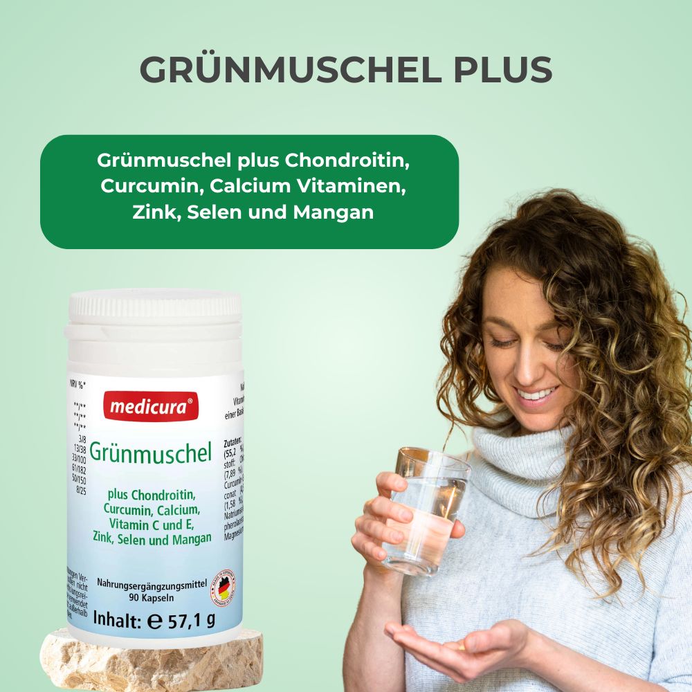 Grünmuschel mit Vitaminen und Mineralstoffen