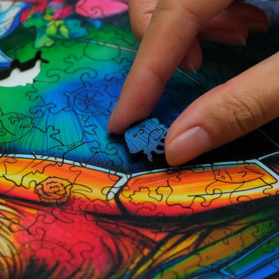 elliot Holzpuzzle Schildkröte L - 500 Teile