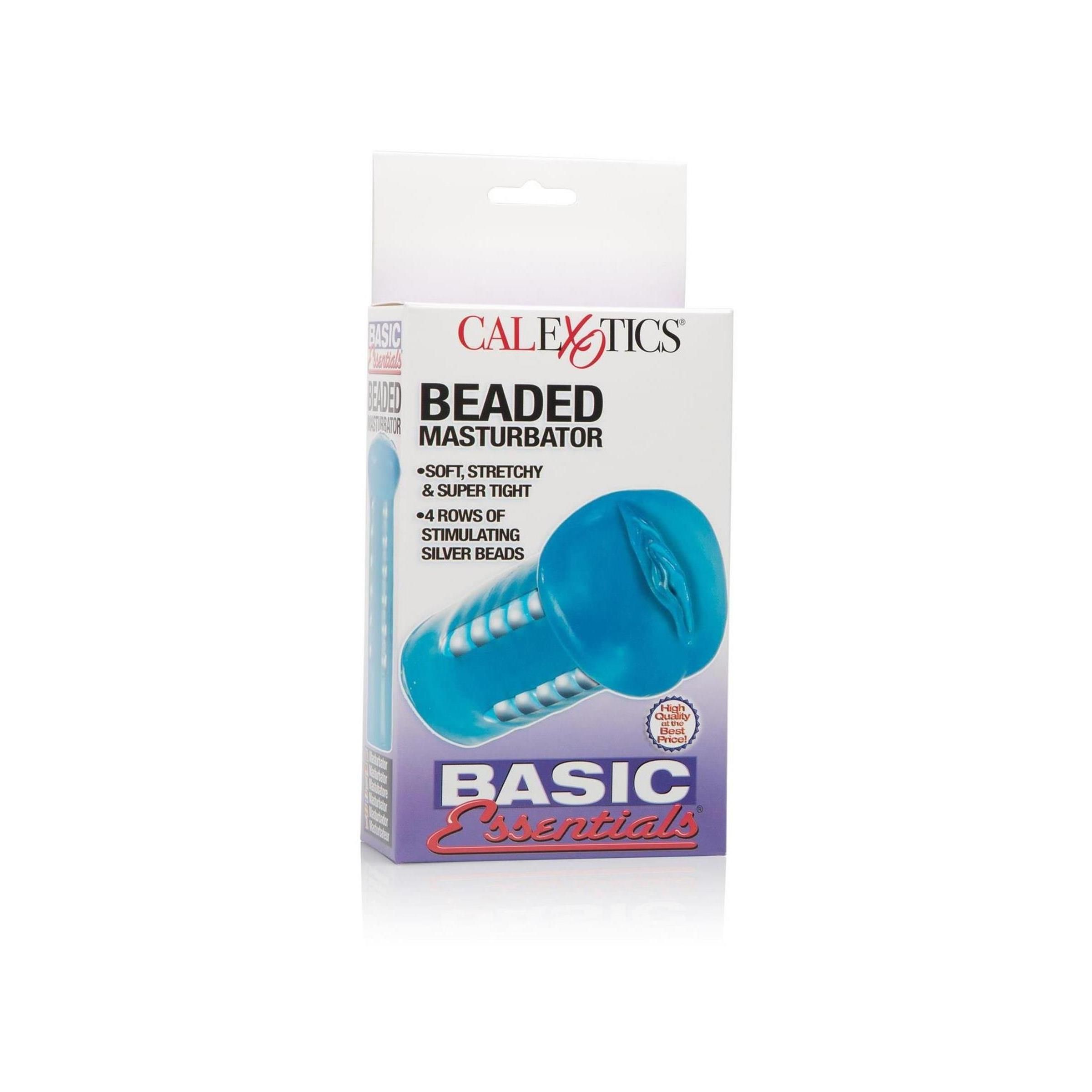 CalExotics - BasicEssentials Beaded Mastrub