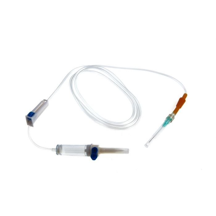 Romed Infusionsbesteck mit Einmalkanüle steril 0,40 mm