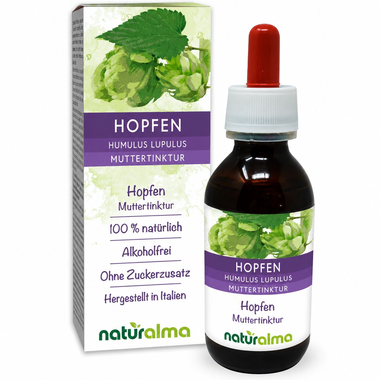 Naturalma Hopfen (Humulus lupulus) alkoholfreie Tropfen 120 ml