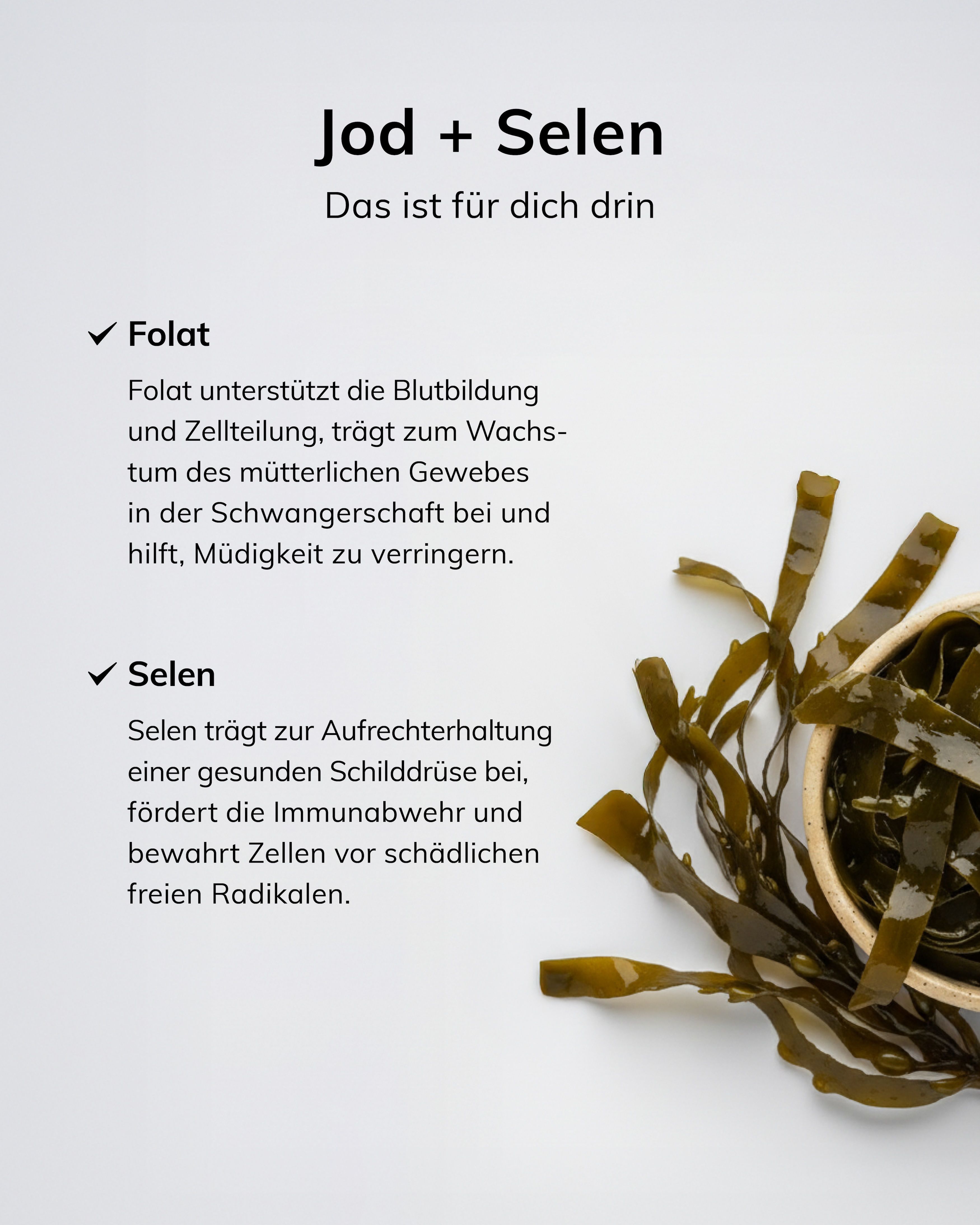 MYLILY Schilddrüsenkraft - Jod + Selen