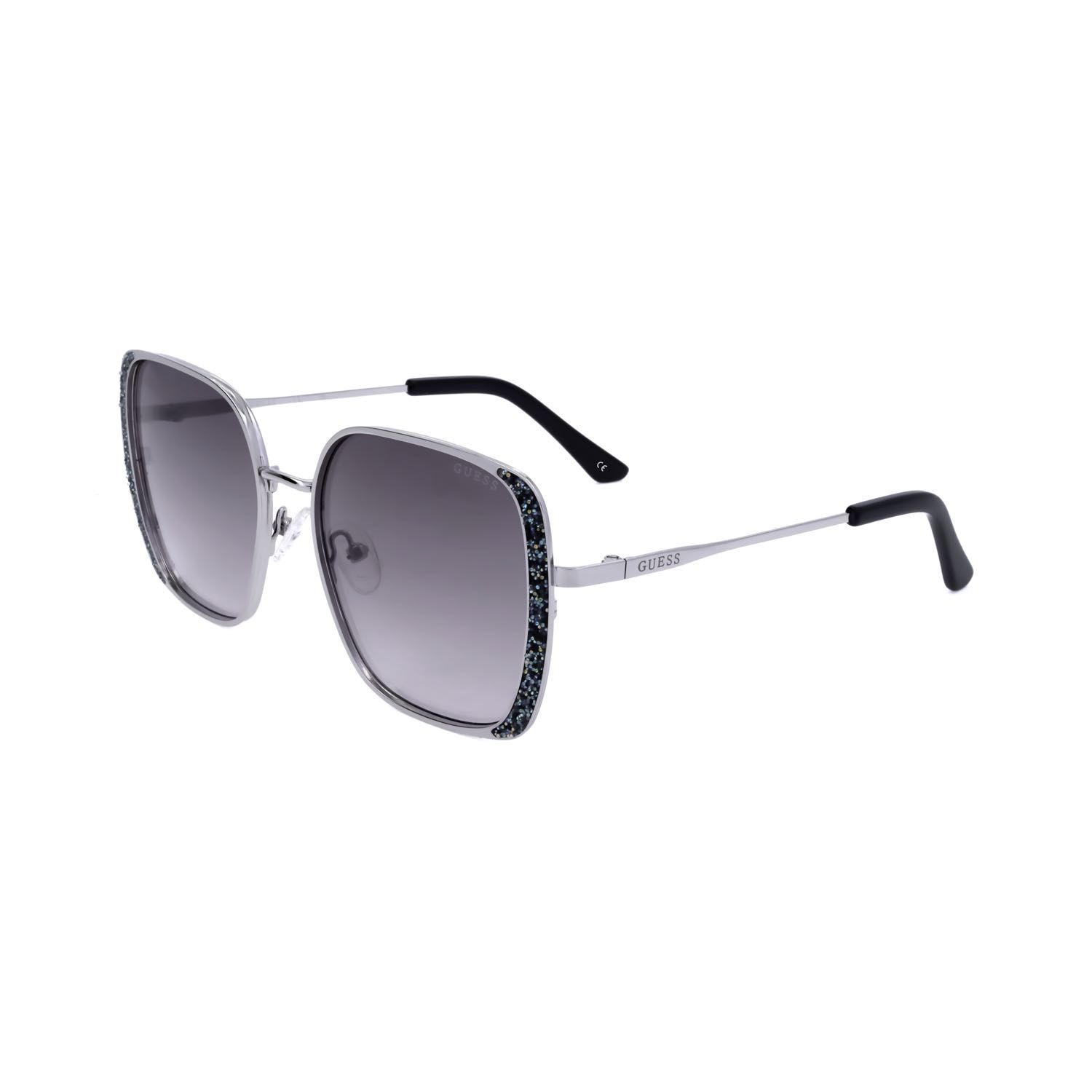 Guess Factory occhiali da sole donna GF6175 silver-coloured black