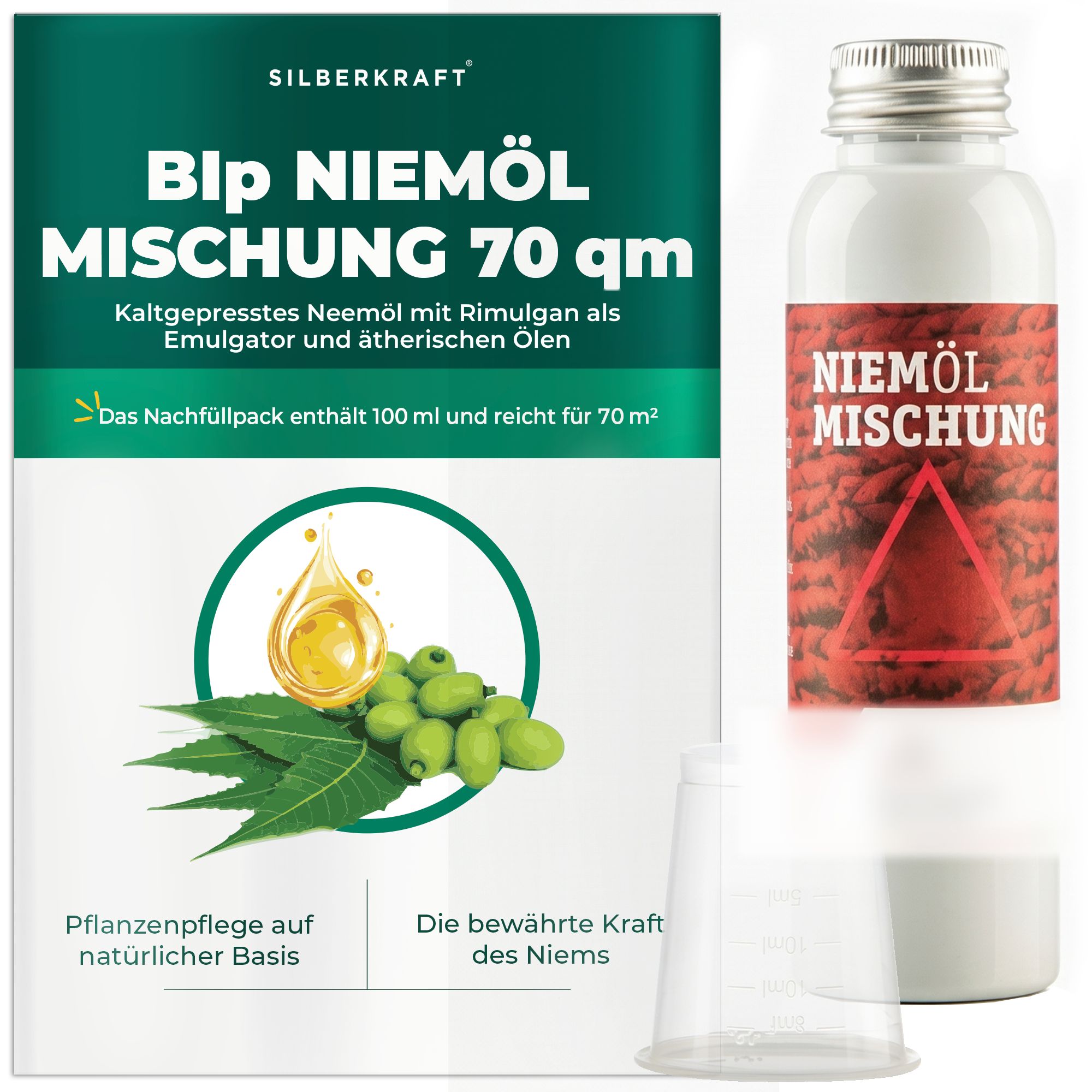 Silberkraft BIp Neemöl Mischung 70 qm 1 St