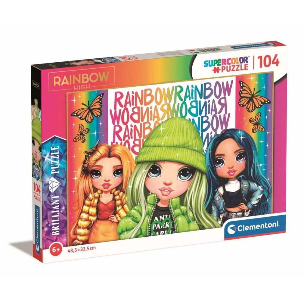 Clementoni Regenbogen Hochpuzzle 104tlg.
