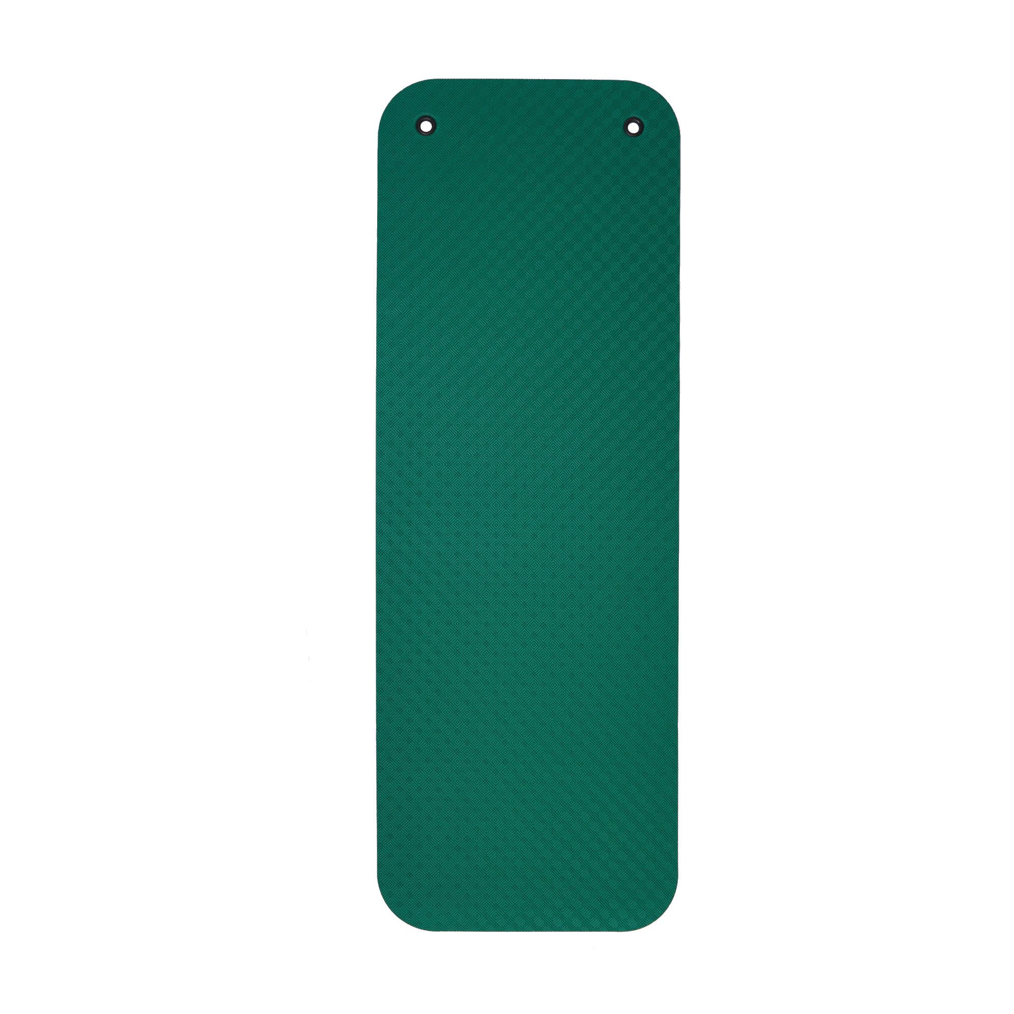 yogabox Gymnastikmatte Komfort mit Ösen - dunkelgrün 180 x 65 0,8 cm 1 St