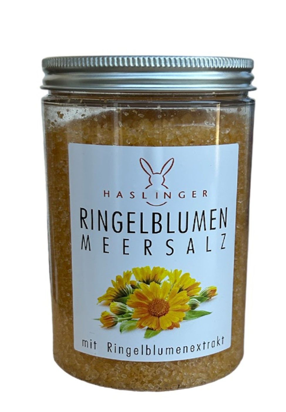 Haslinger Ringelblumen Meersalz Badezusatz mit Ringelblumenextrakt 450 g