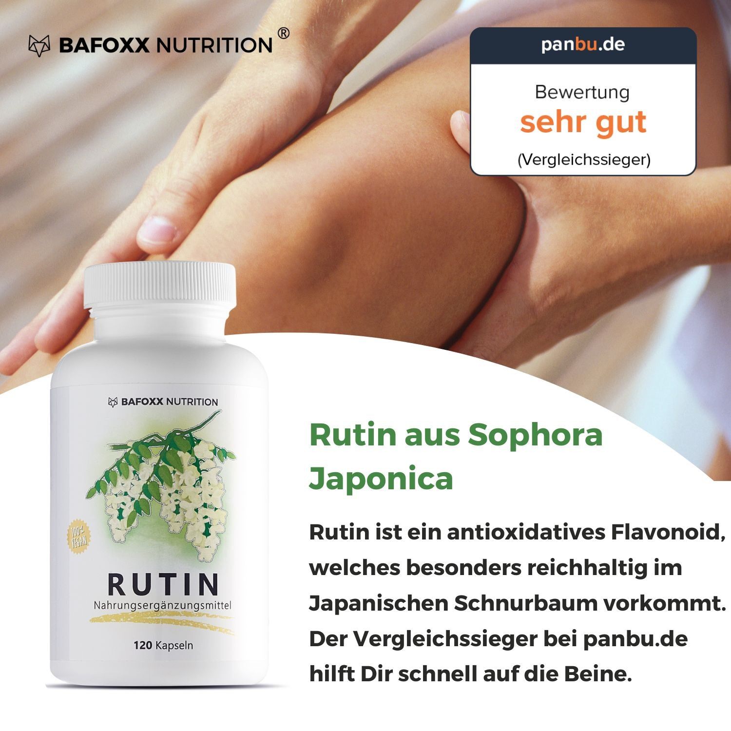 Bafoxx Nutrition® Rutin Kapseln 120 St