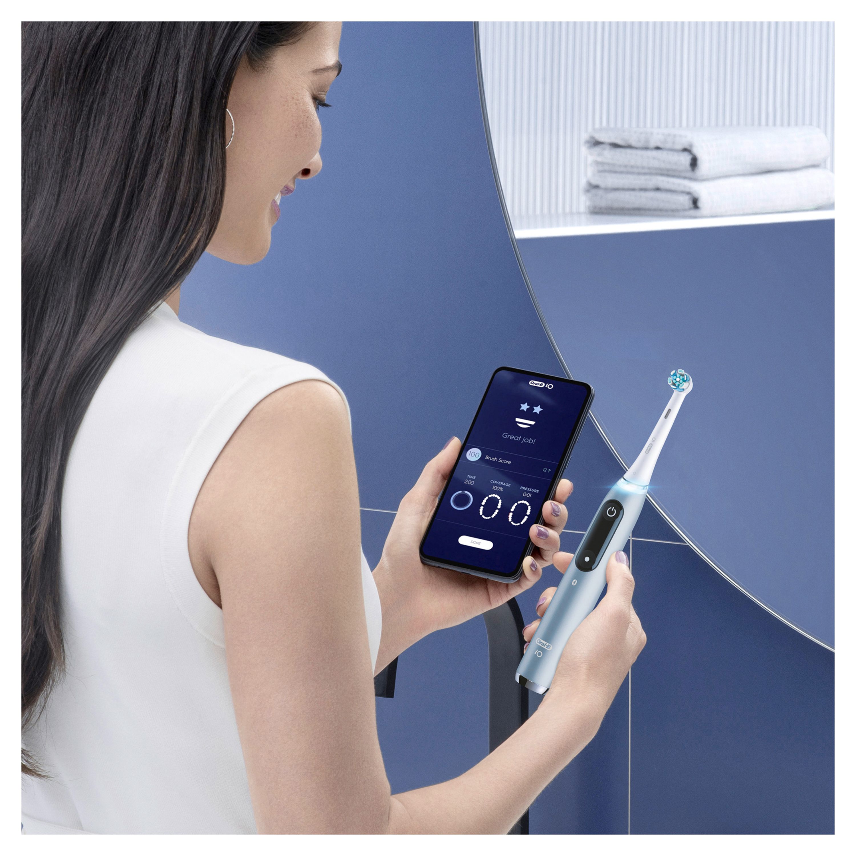 Oral-B - Elektrische Zahnbürste "iO 9 + Lade-Reiseetui & Tasche"