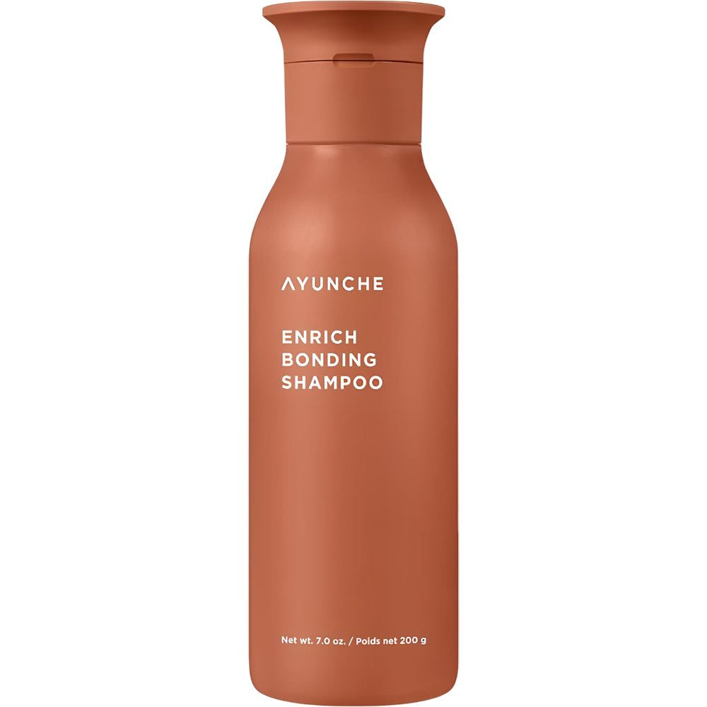 AYUNCHE Enrich Bonding Shampoo Flakon, Vorderansicht, mit Angabe von 200g.