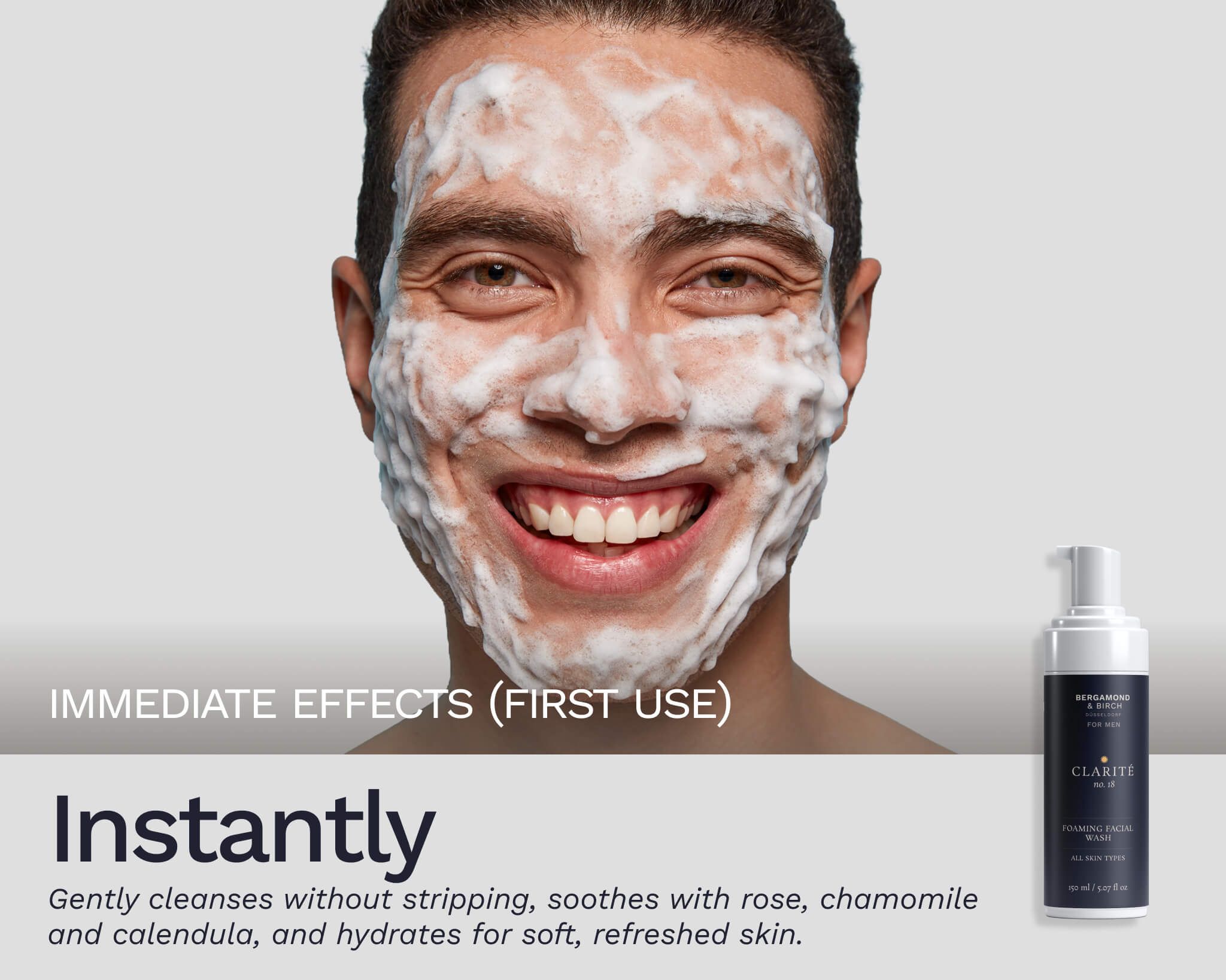 BERGAMOND & BIRCH Clarité No. 18 – Foaming Facial Wash