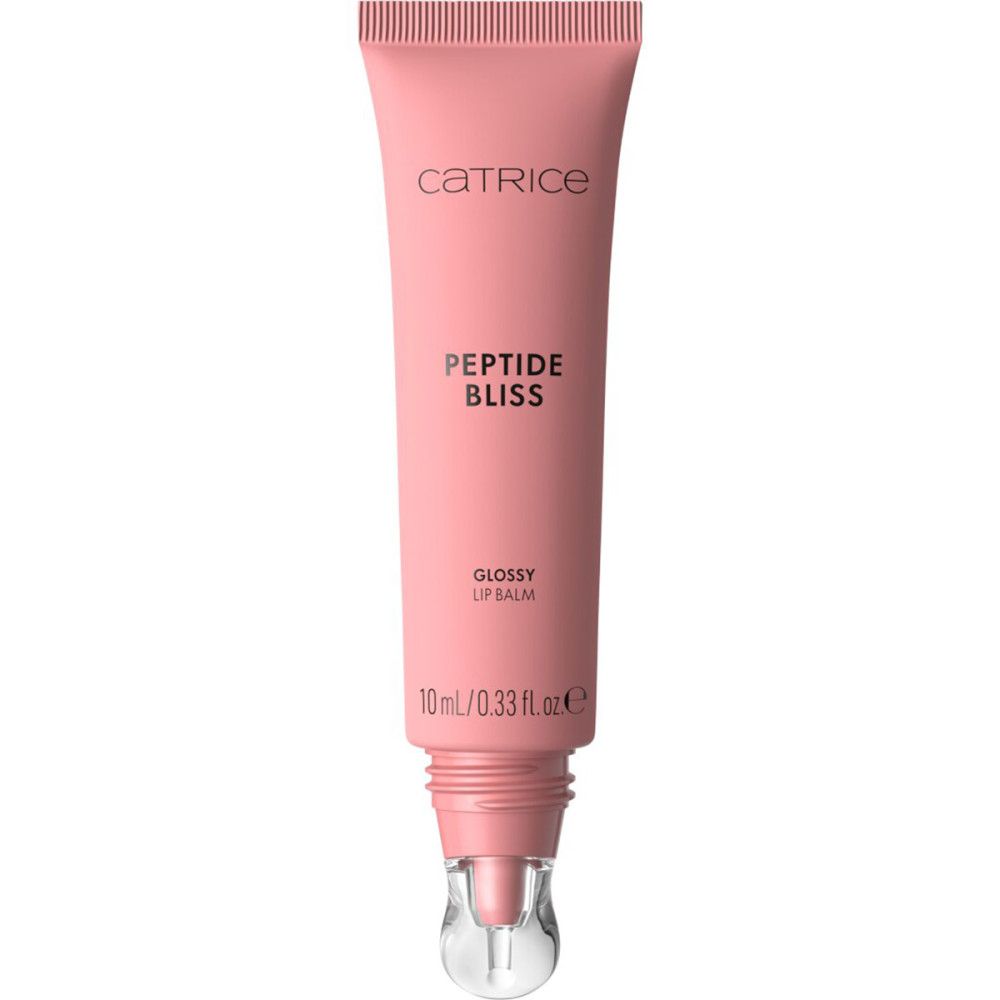 Rosa Tube mit Catrice-Logo, Peptide Bliss, Glossy Lip Balm. Mit Applikator. 10 ml.