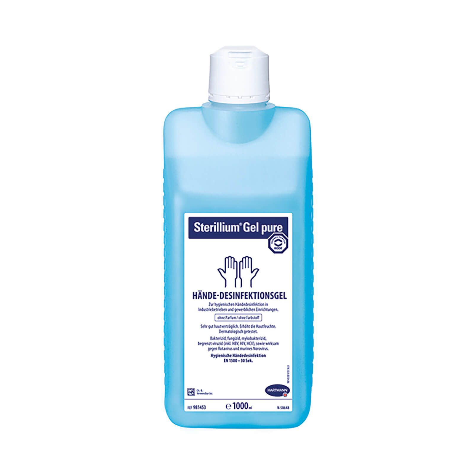 BODE Sterillium Gel pure 1000 ml Händedesinfektion