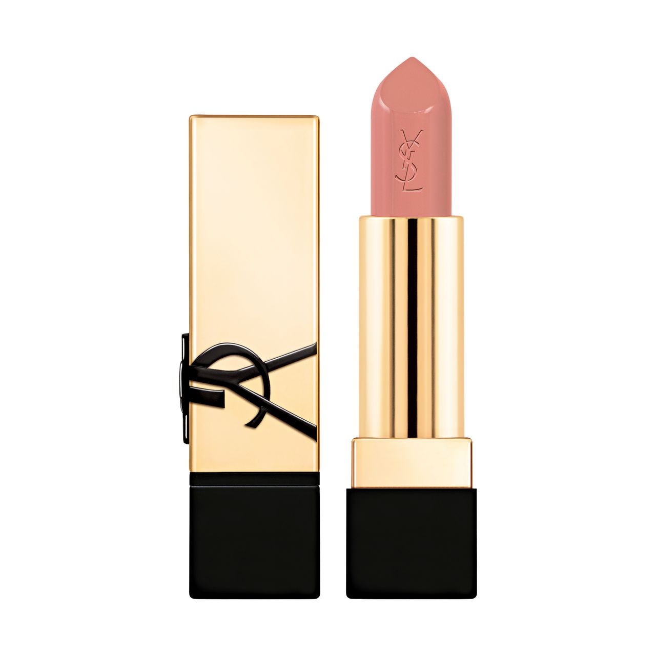 Yves Saint Laurent Rouge Pur Couture Lippenstift, N3, goldene Hülse.