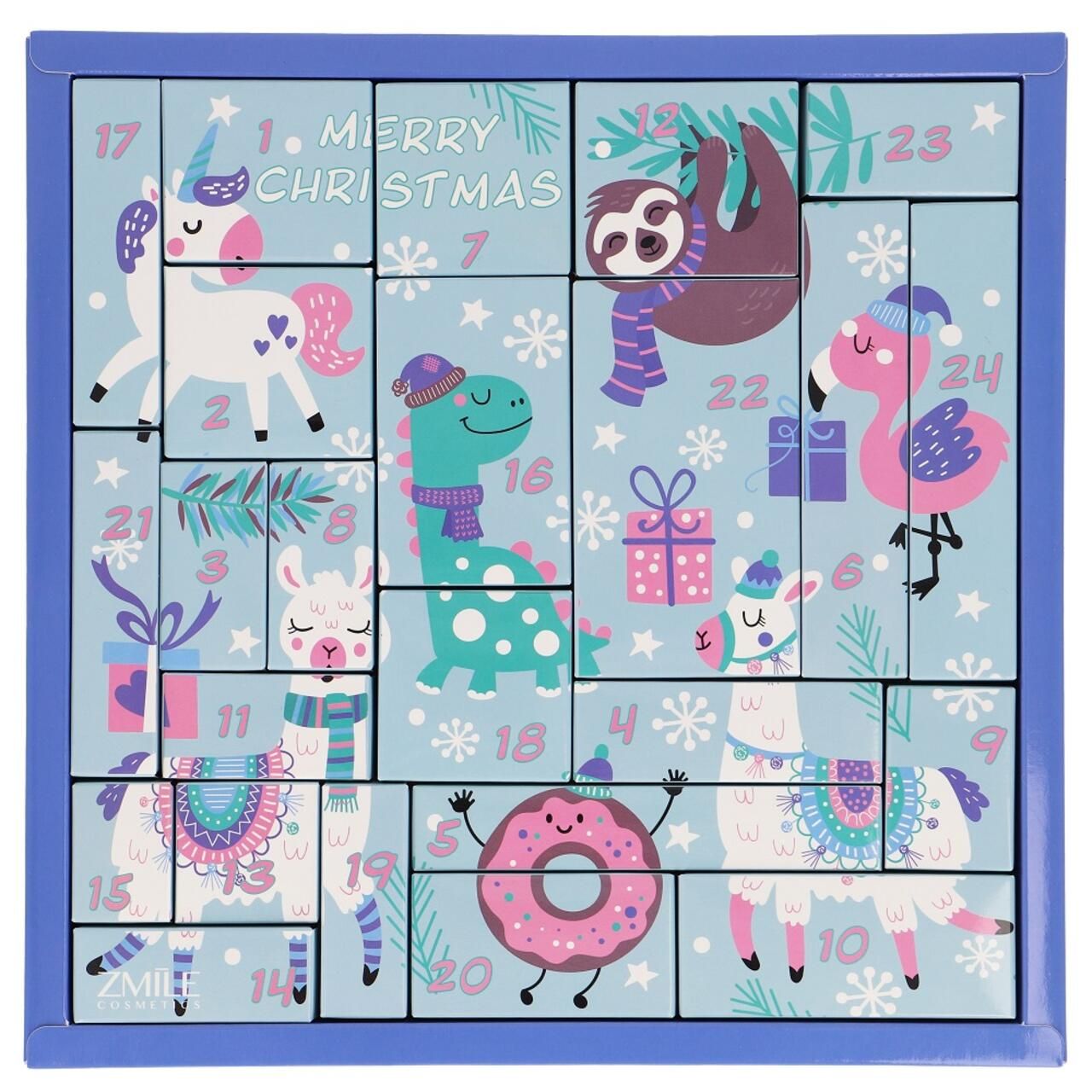 ZMILE cosmetics, Adventskalender Puzzle Christmas Holiday with animals