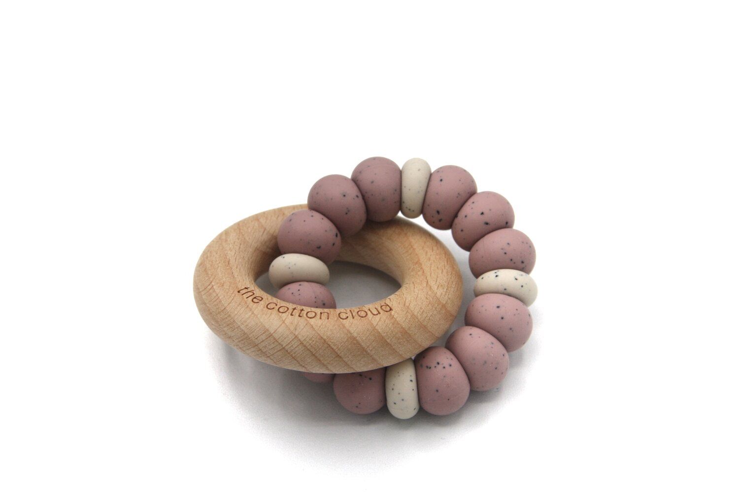 the cotton cloud Bonbon Beißring Mauve