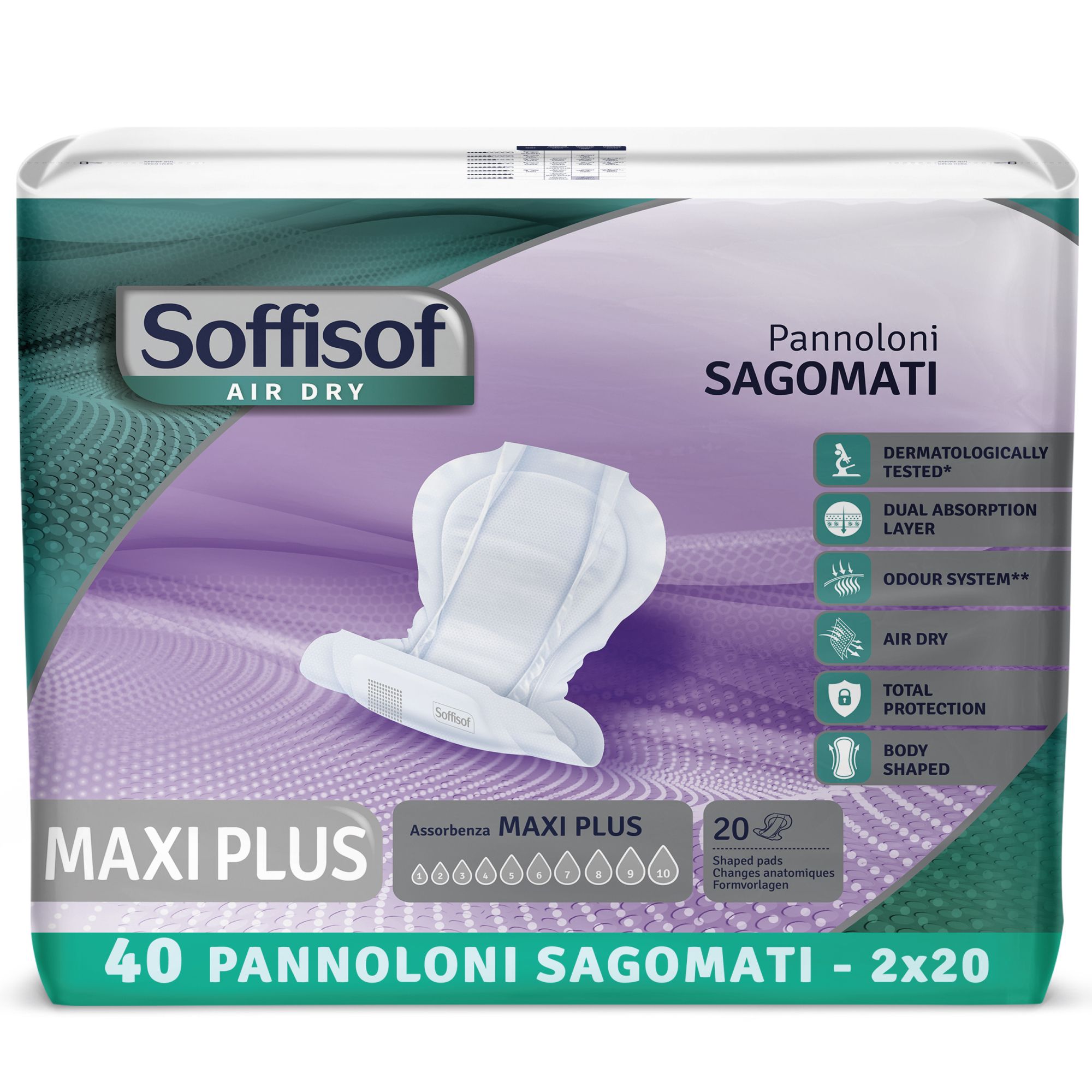Soffisof Pannoloni Sagomati Maxi Plus