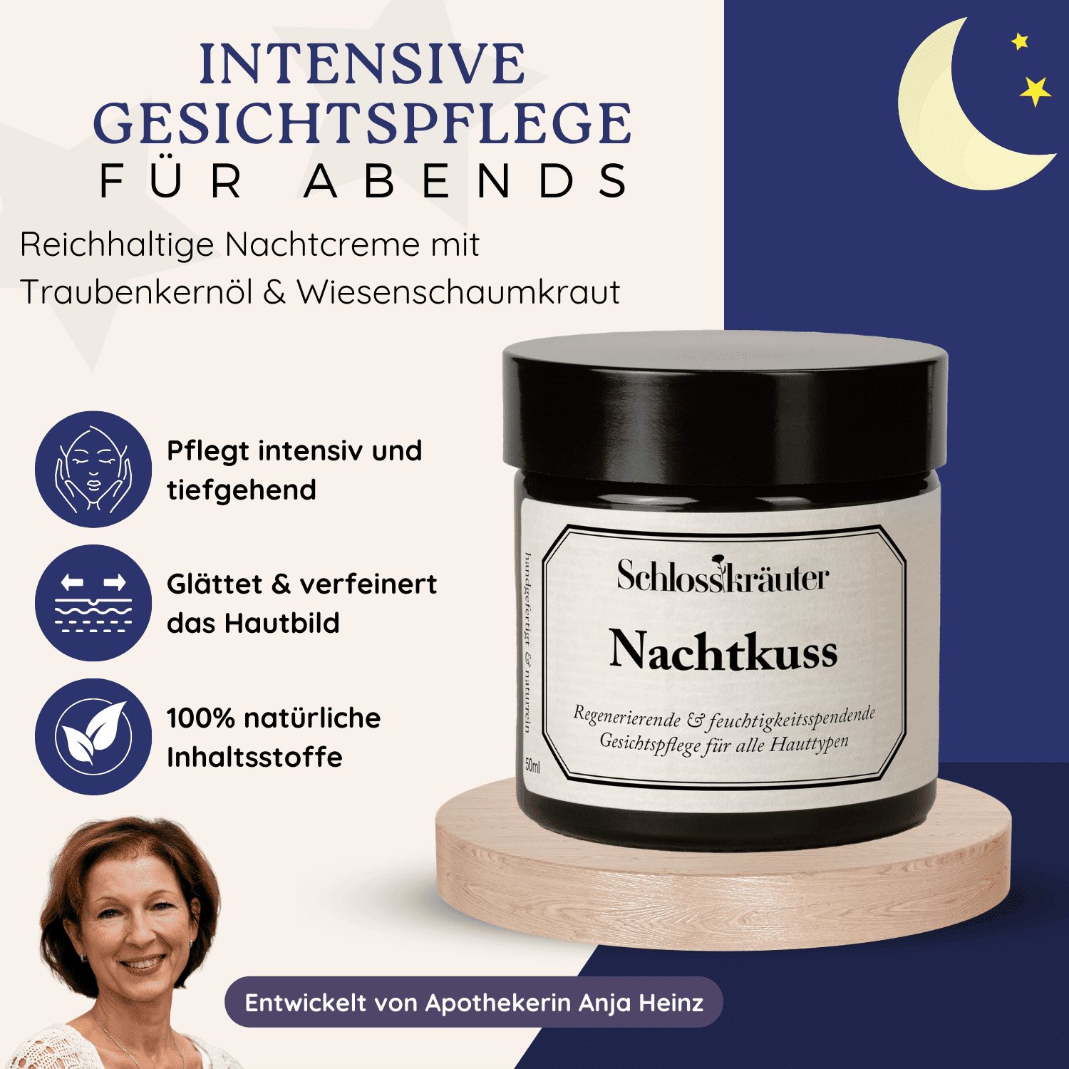 Schlosskräuter Nachtkuss Gesichtscreme Nachtcreme