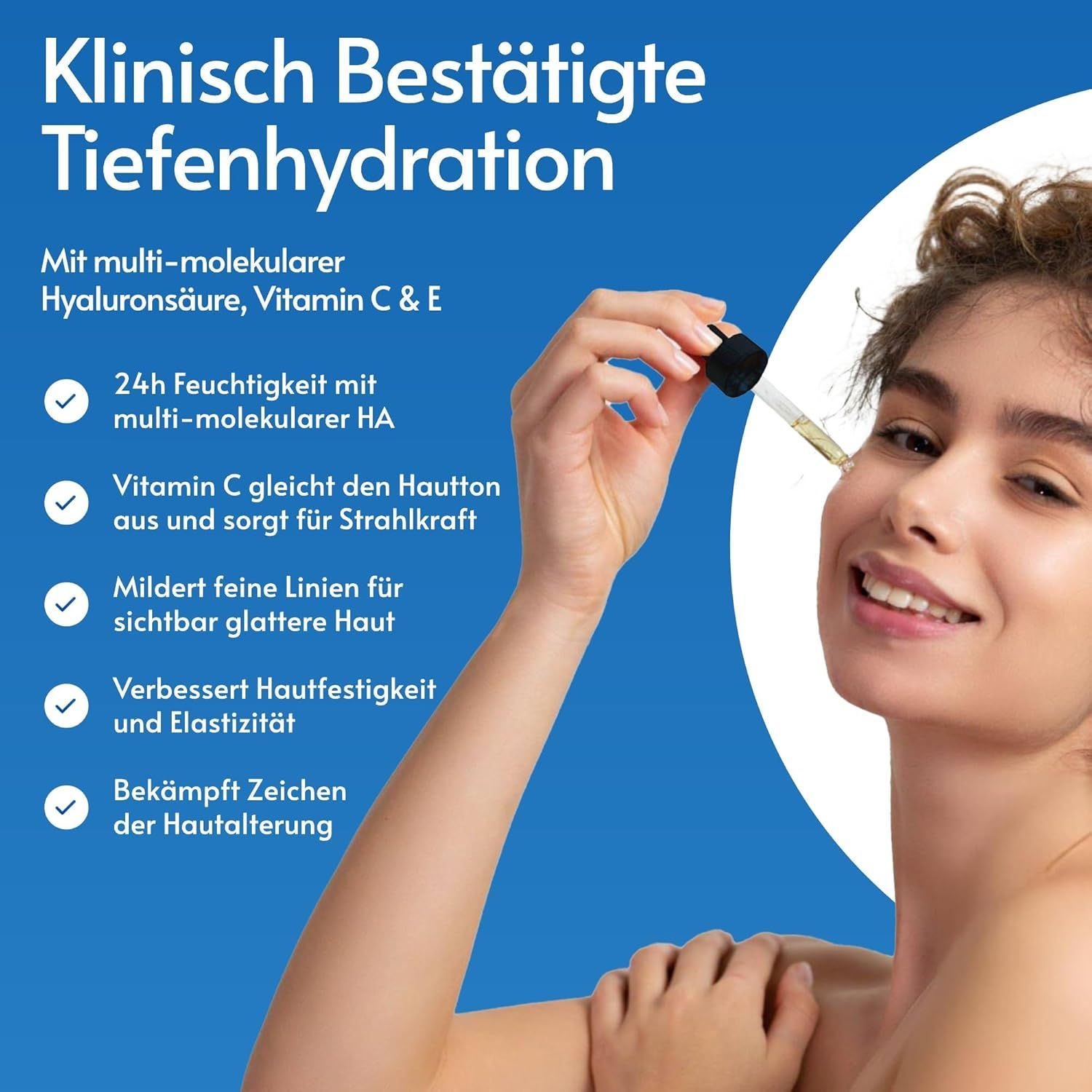 Sylk Hyaluron Serum Hochdosiert mit Vitamin C