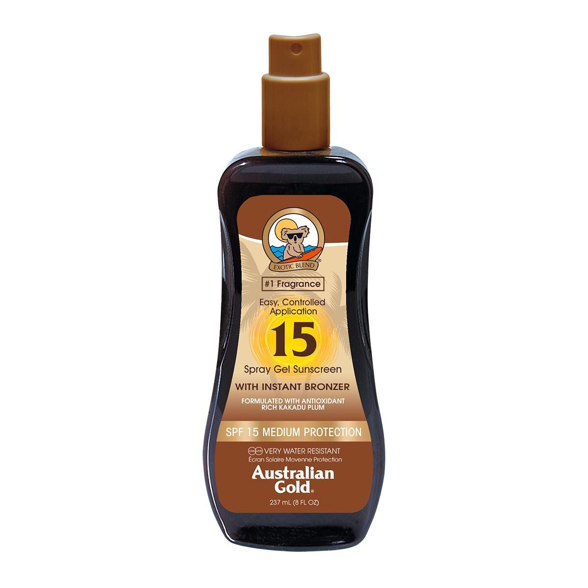 Australien Gold SPF 6 spray gel bronzer 237 ml