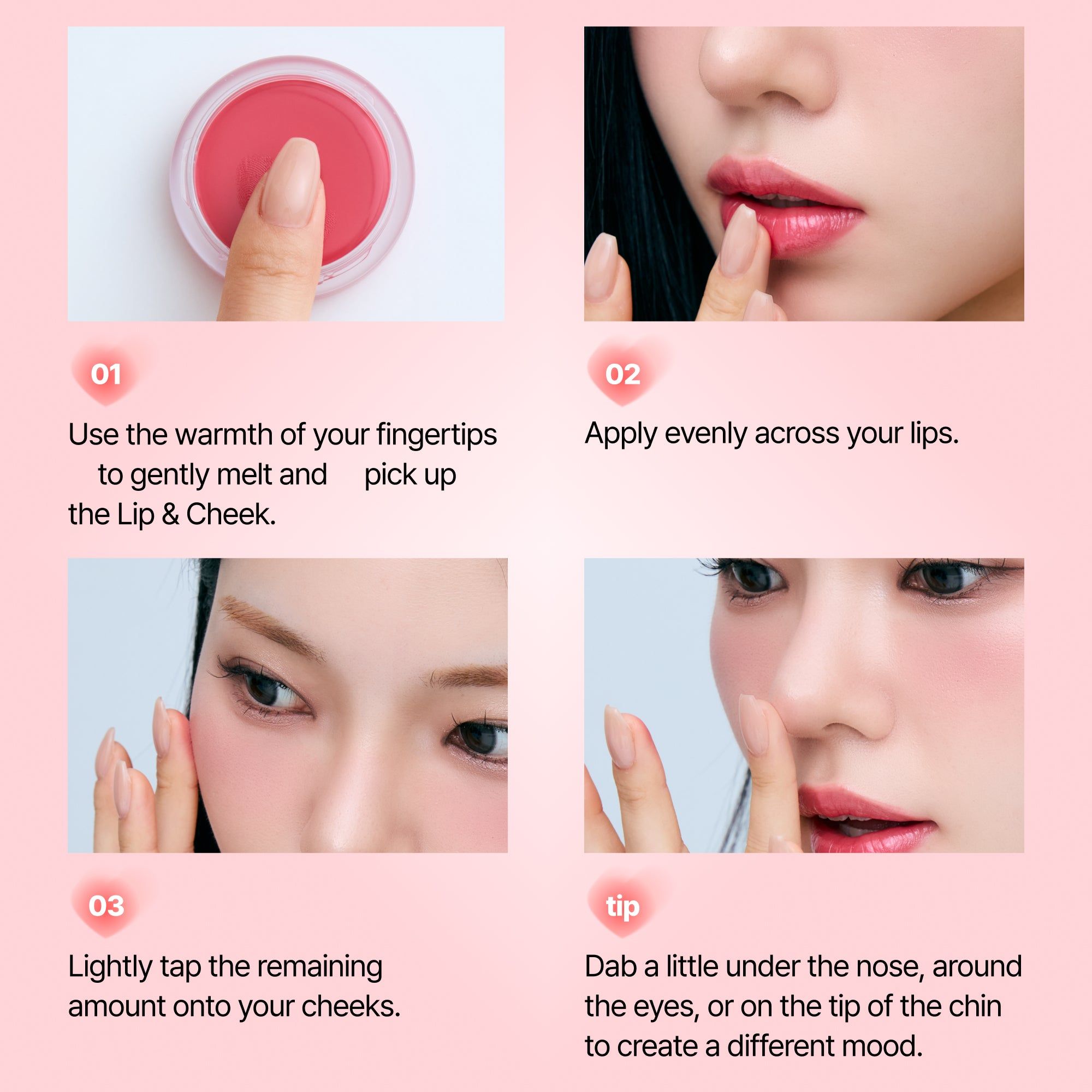 TITTO Aqua Beam Dual Pot #01 Aqua Lip Balm/Shine Beam Plumper