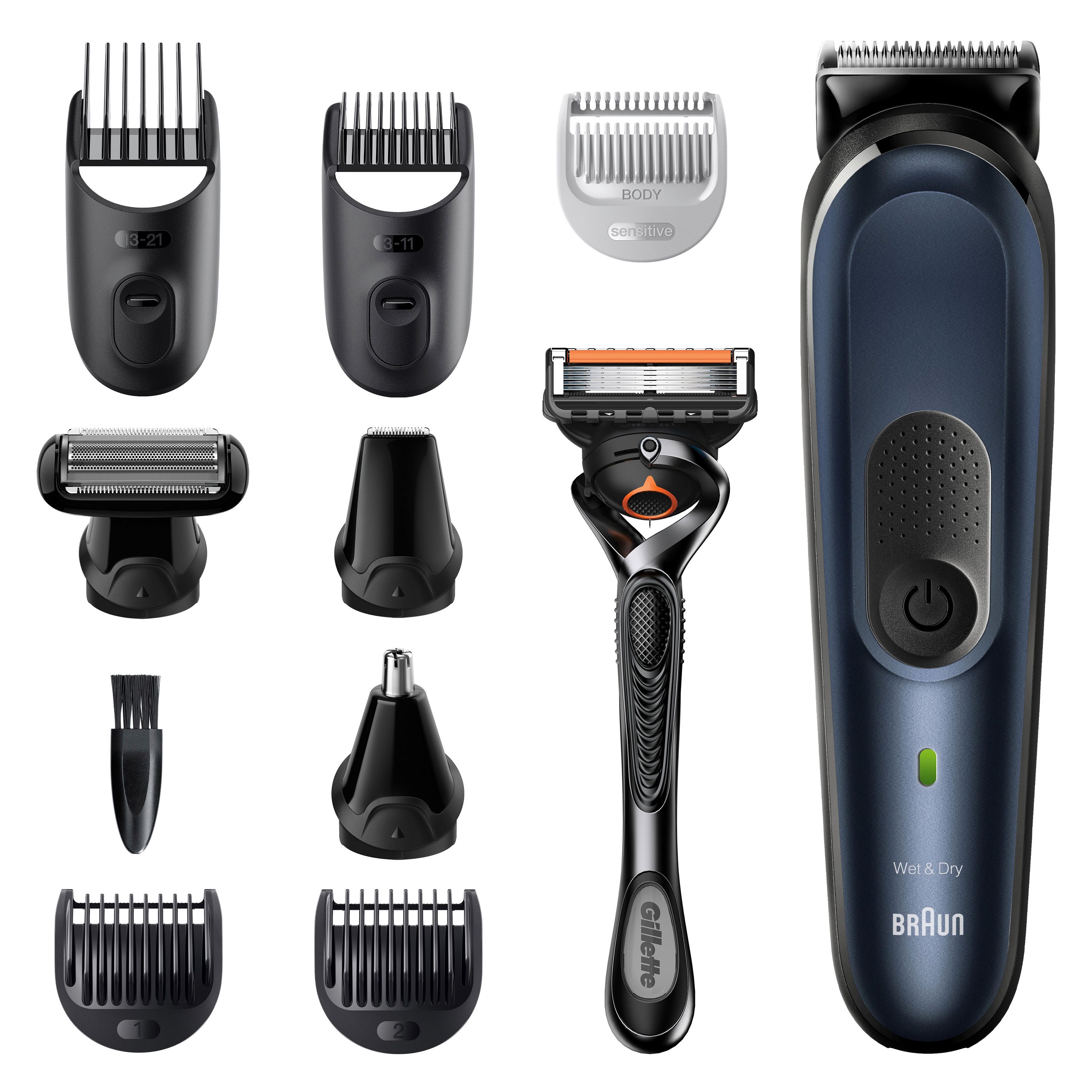 Braun - MultiGroomingKit "7 - MGK7330" in Blau und Schwarz