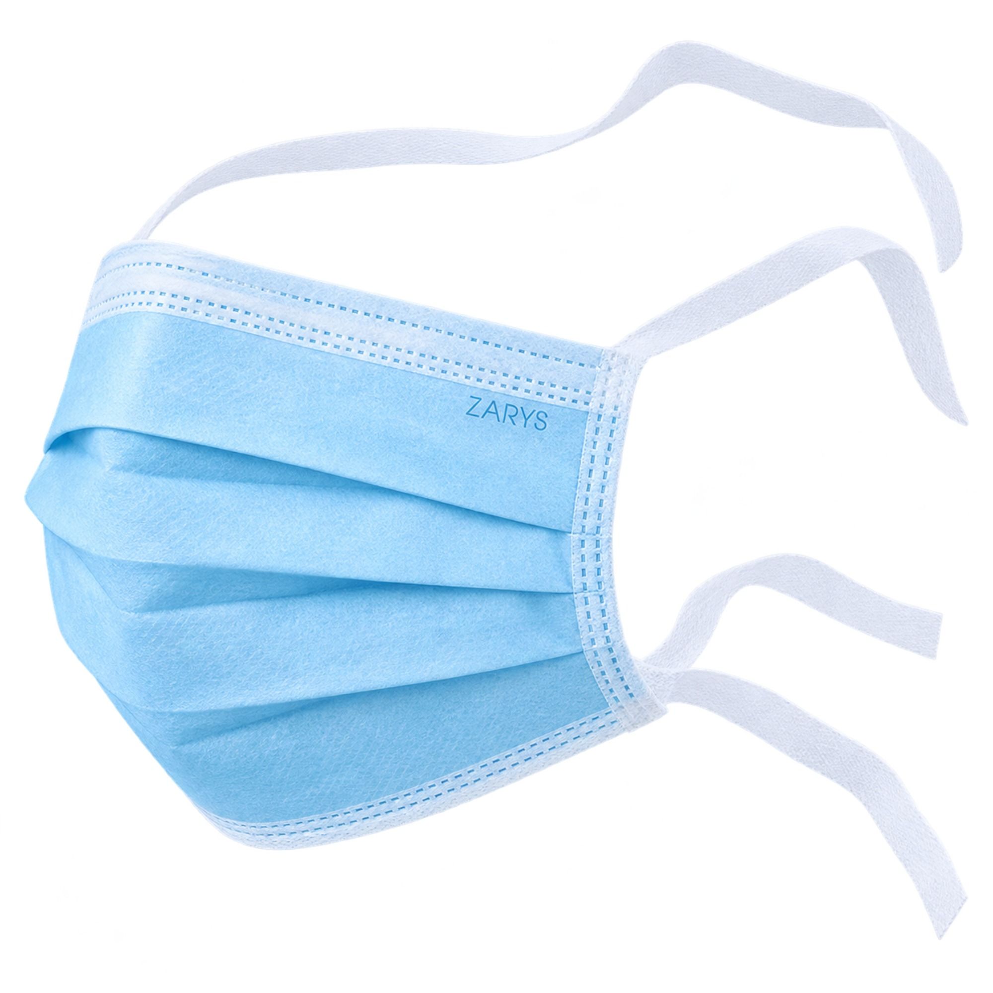 BETAtex Mundschutz Typ II mit Bindebändern blau OP-Maske