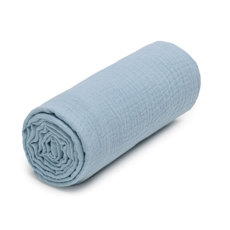 T-TOMI Musselinbadetuch Blue