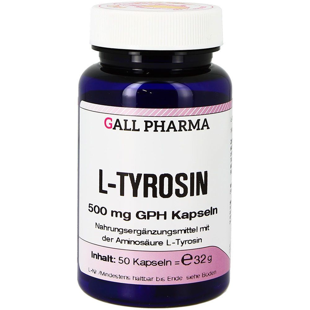 Gall Pharma L-Tyrosine 500 mg GPH capsules