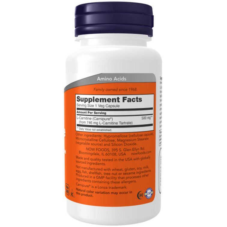 Now Foods, Carnitin, 500mg