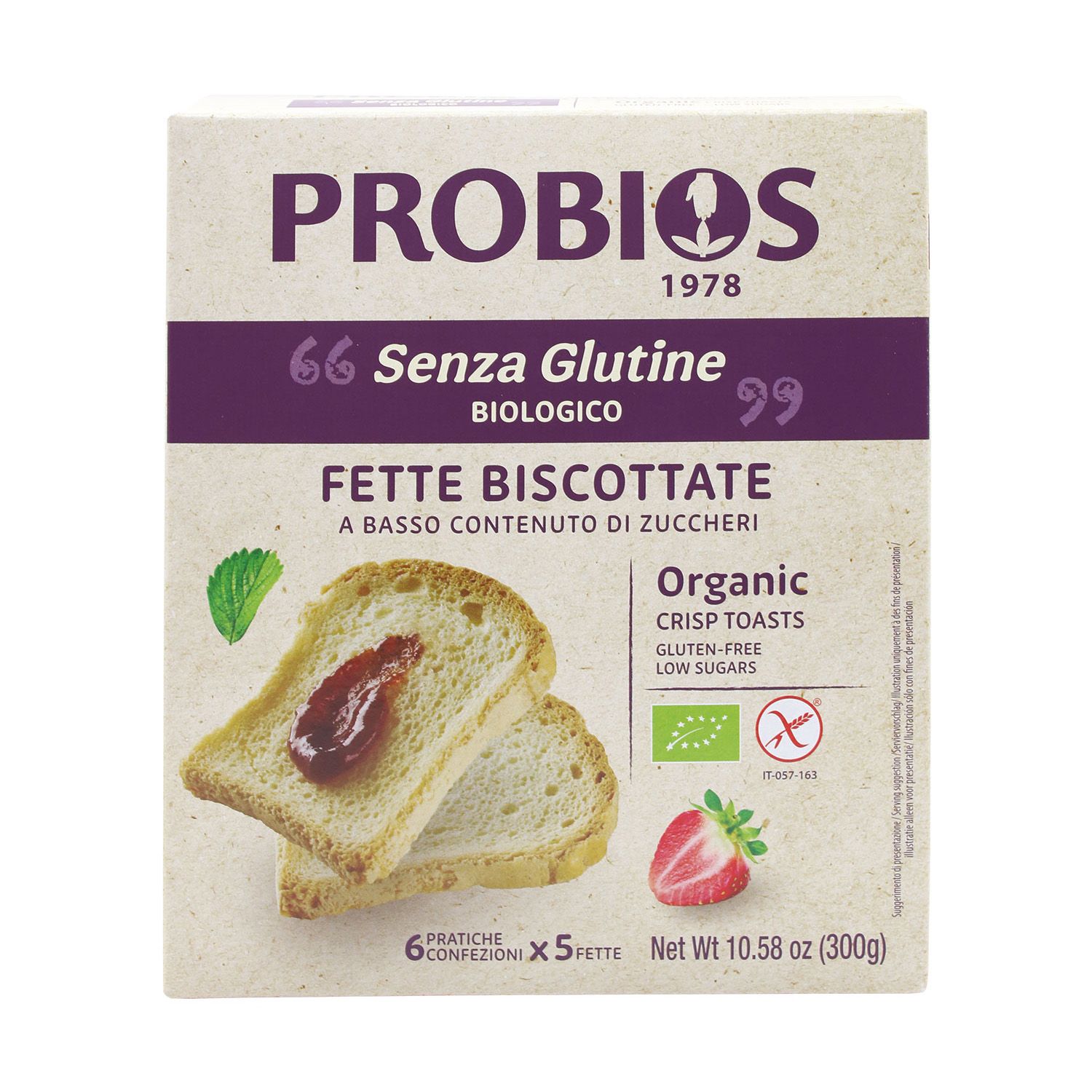 Fette Biscottate Senza Glutine - Probios