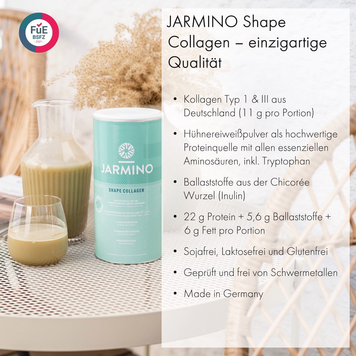 Jarmino Shape Collagen 500 g Pulver