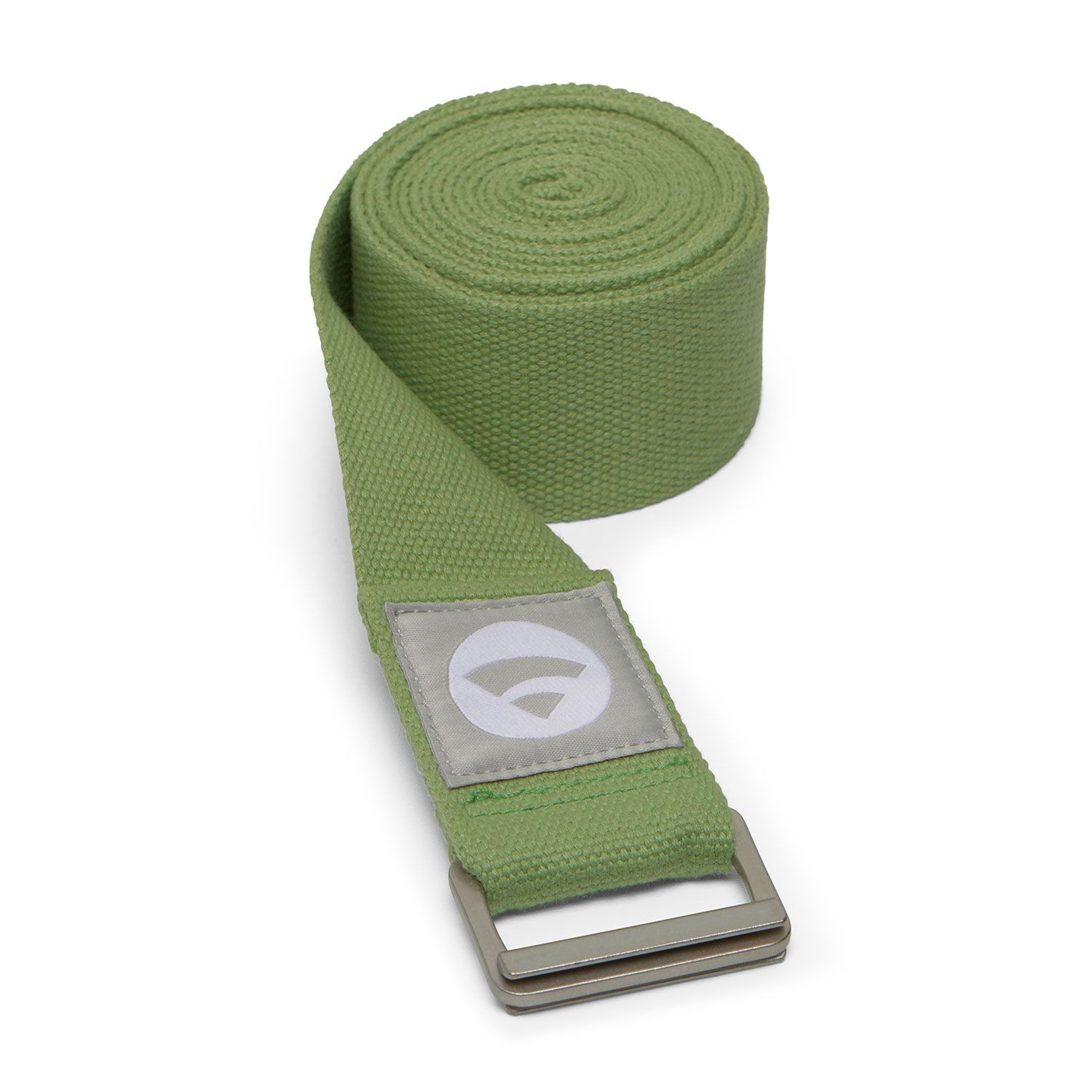 Padma Yogagurt Baumwolle mit Schiebeschnalle Edelstahl matt, Tarragon Green - 913Tg