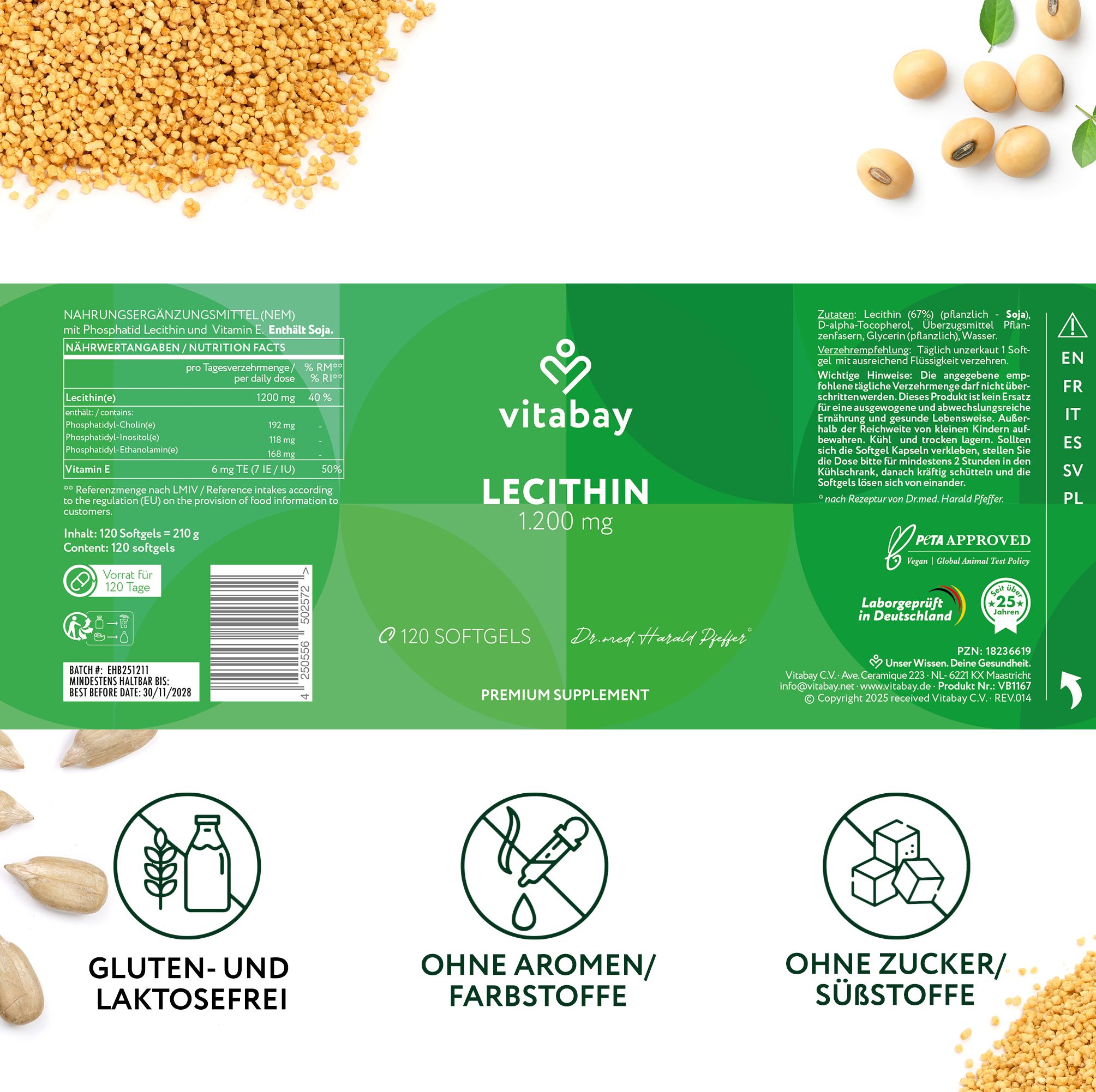 Vitabay Lecithin 1.200 mg