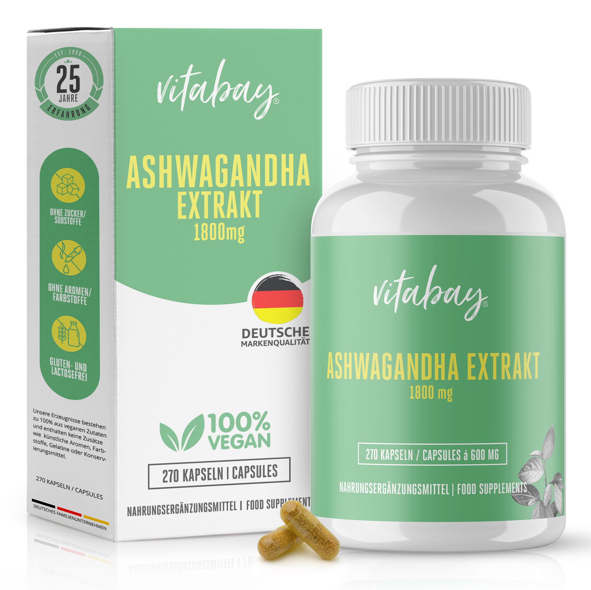 Vitabay Ashwagandha Extrakt 1800 mg