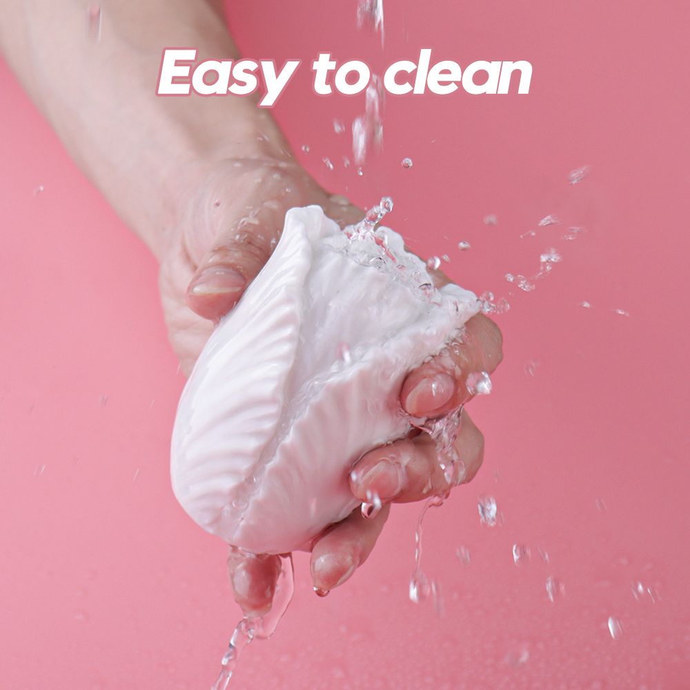 Pleasure Place - Weicher Silikon Masturbator für Männer - Blütendesign, 3D-Struktur