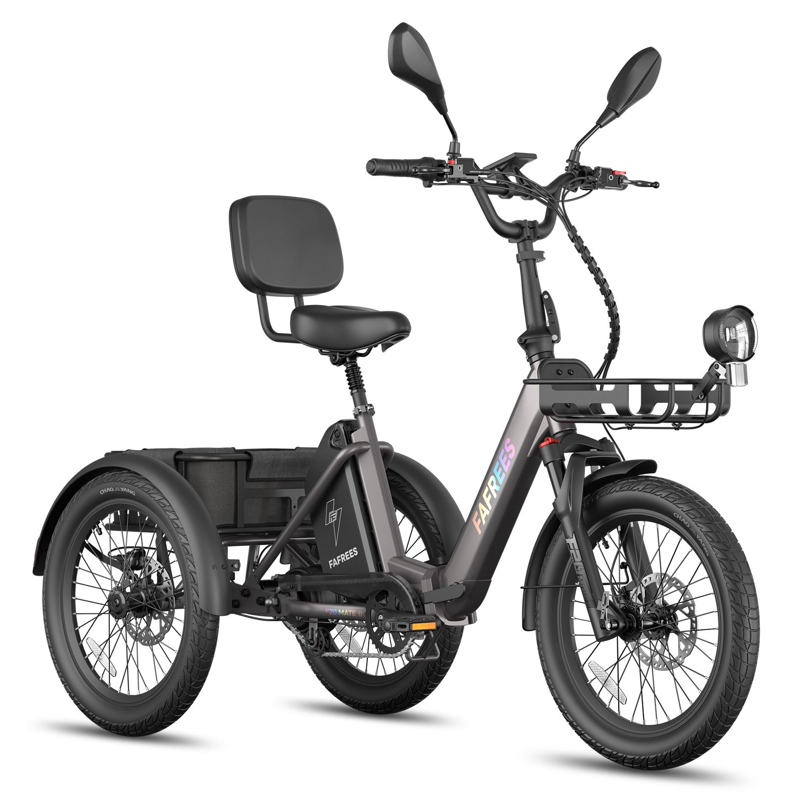 Fafrees F20 Mate II Elektrisches Dreirad, 48V 21Ah Akku, hydraulische Scheibenbremsen 1 St