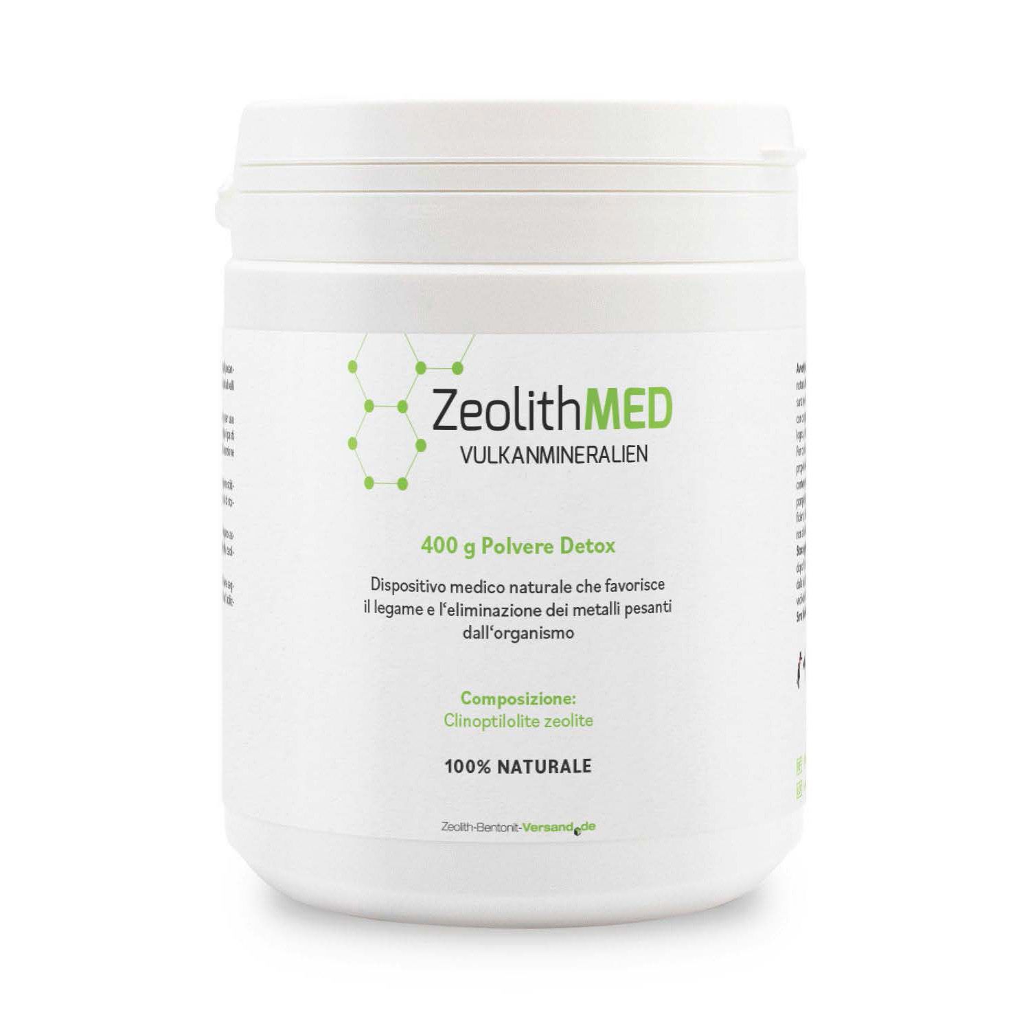Zeolite MED Polvere Detox