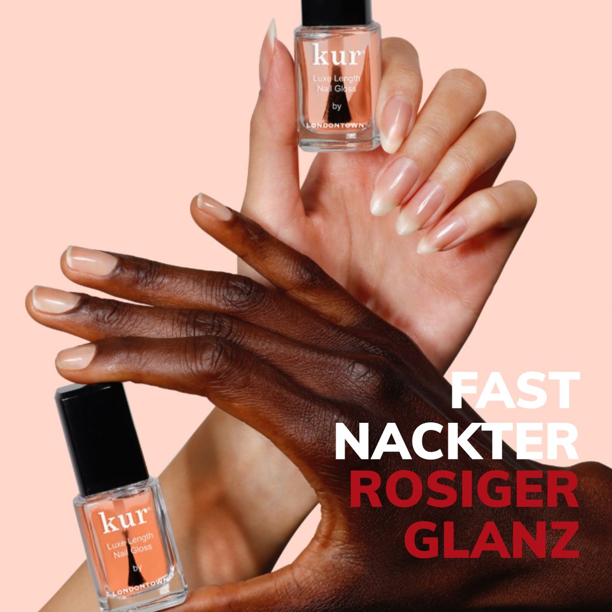 LONDONTOWN kur Luxe Length Nail Gloss Pflege für Nagelwachstum und Base Coat