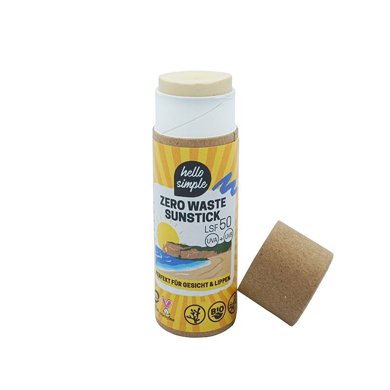 hello simple Sonnencreme, feste Sonnenpflege mit LSF 50| Versandkostenfrei