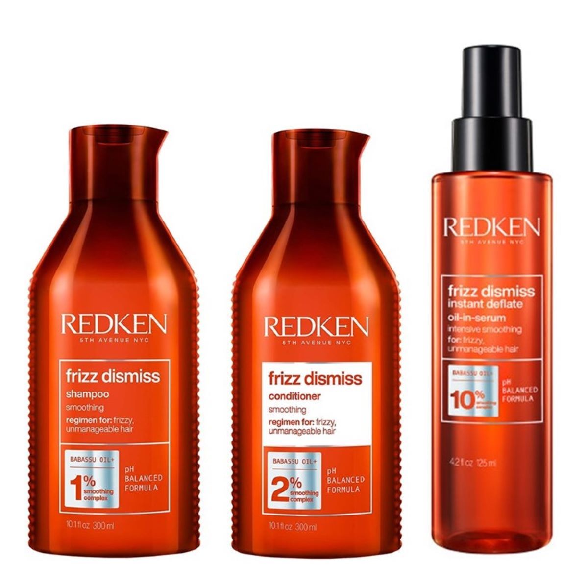 Redken Frizz Dismiss Bundle Instant Deflate Oil 725 ml