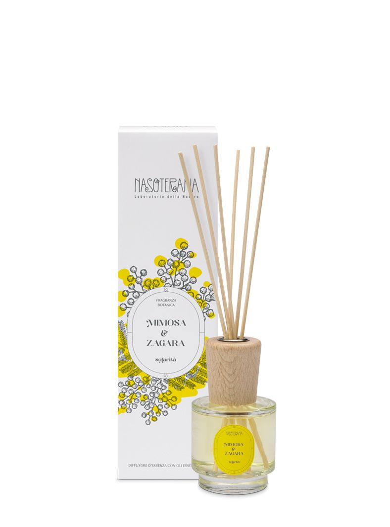 Nasoterapia - Diffusore con Bastoncini Mimosa e Zagara