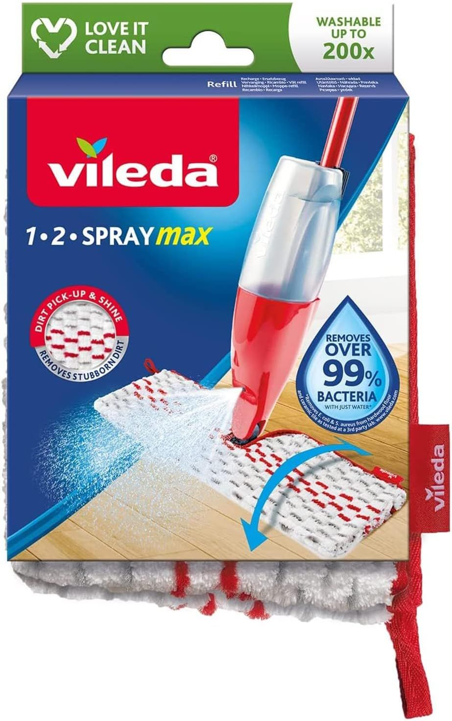 Vileda Vile Spray & Clean Sprüh-Wischer Ersatz